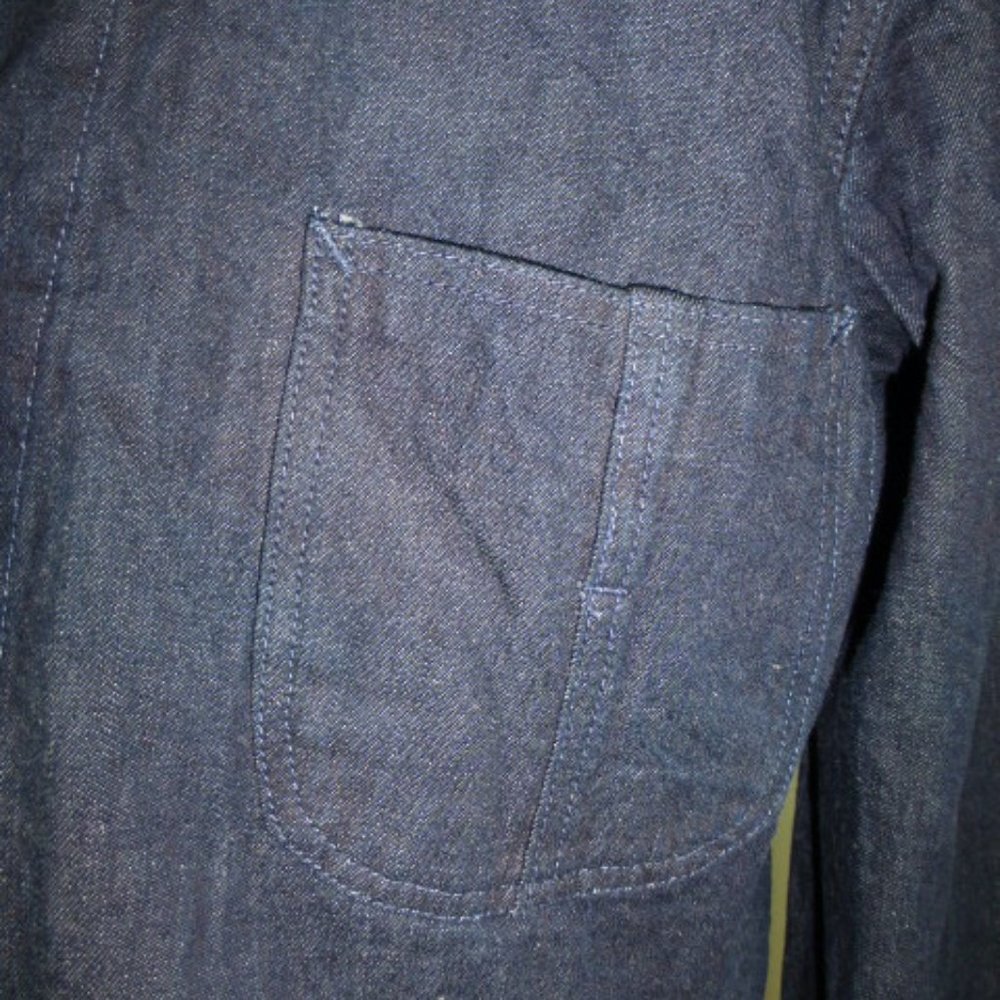 RALPH LAUREN DOUBLE RL RRL blue INDIGO Denim JAPAN Pollack barn coat XL NWT - Picture 5 of 8